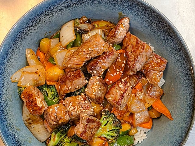 Beef Teriyaki Bowl.